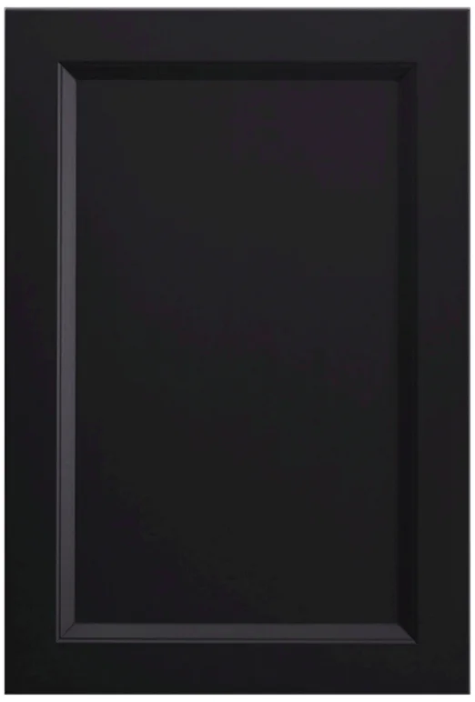 Beveled door rendered in Pitch Black