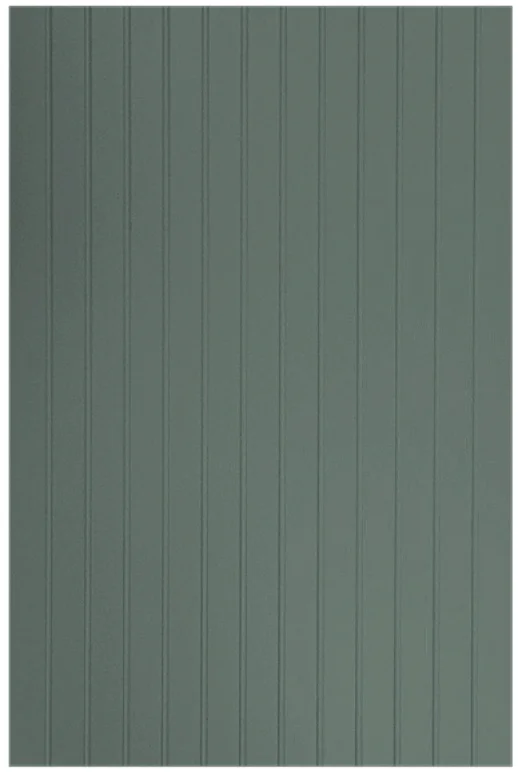 Fluted Slab door rendered in Meadow