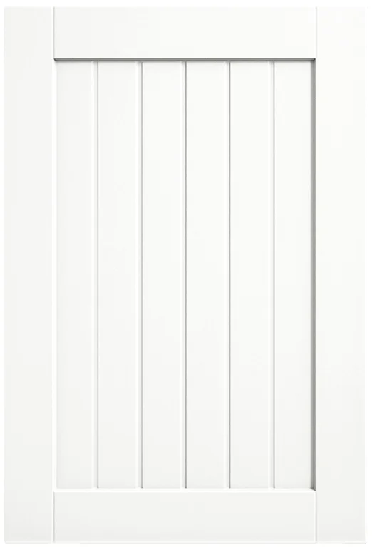 Homestead Slat door rendered in nuWhite