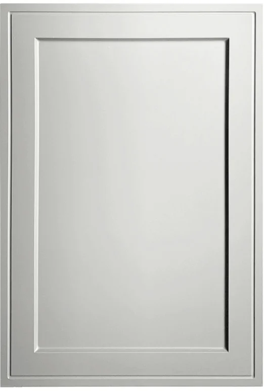 Inset Shaker door rendered in nuWhite