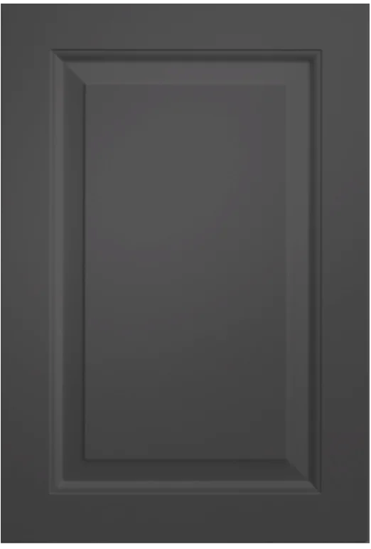 Raised Panel door rendered in Pitch Black