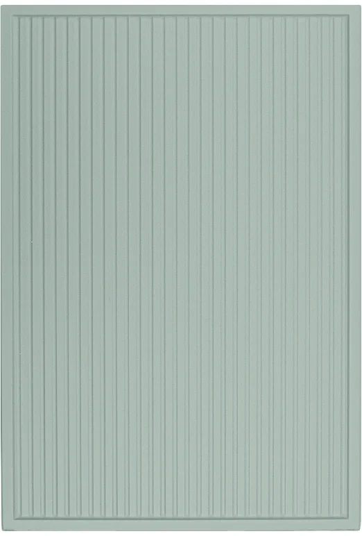 Reeded Slim Shaker door rendered in Meadow