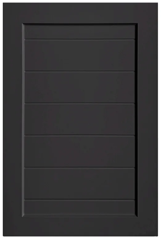 Shaker Ridge door rendered in Pitch Black